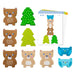 Forest Friends Stacking Toy - Wooden Toddler Toy for Developmental Learning and Motor Skills - HABA