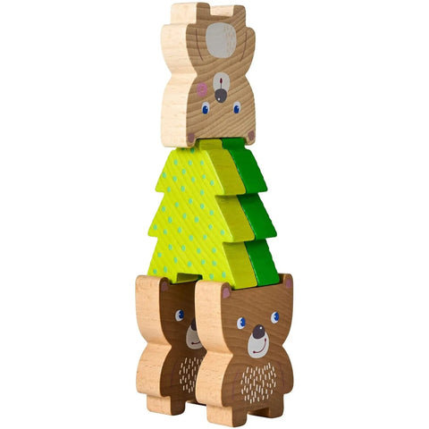 Forest Friends Stacking Toy - Wooden Toddler Toy for Developmental Learning and Motor Skills - HABA - Image 7