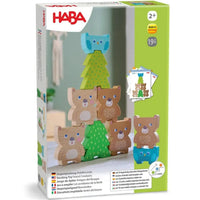 Forest Friends Stacking Toy - Wooden Toddler Toy for Developmental Learning and Motor Skills - HABA