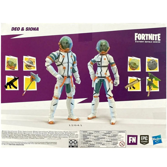 Fortnite - Astronaut Outfit Deo & Siona Action Figure Set (6") - Hasbro - Victory Royale Series - (2021)