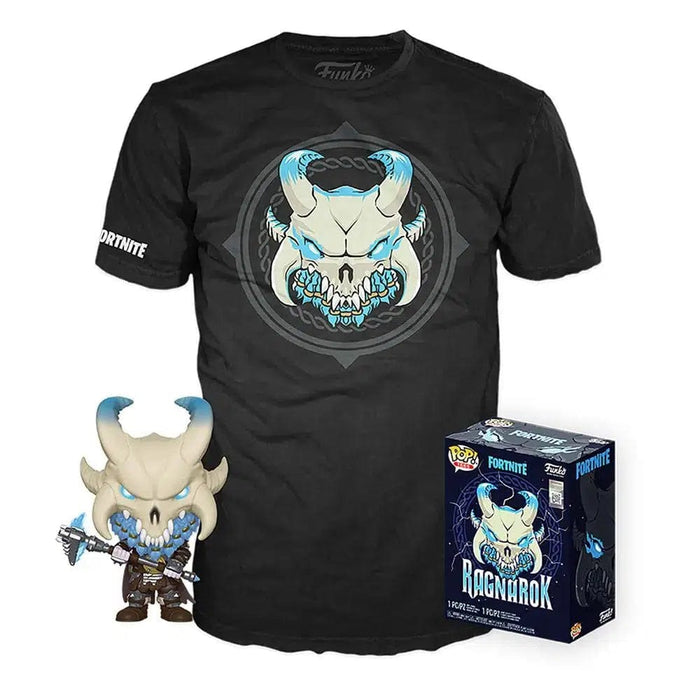 Fortnite - Ragnarok T-Shirt & Figure Set - Funko - POP! Tees Series, POP! Games Series (465), Walmart Exclusive Edition