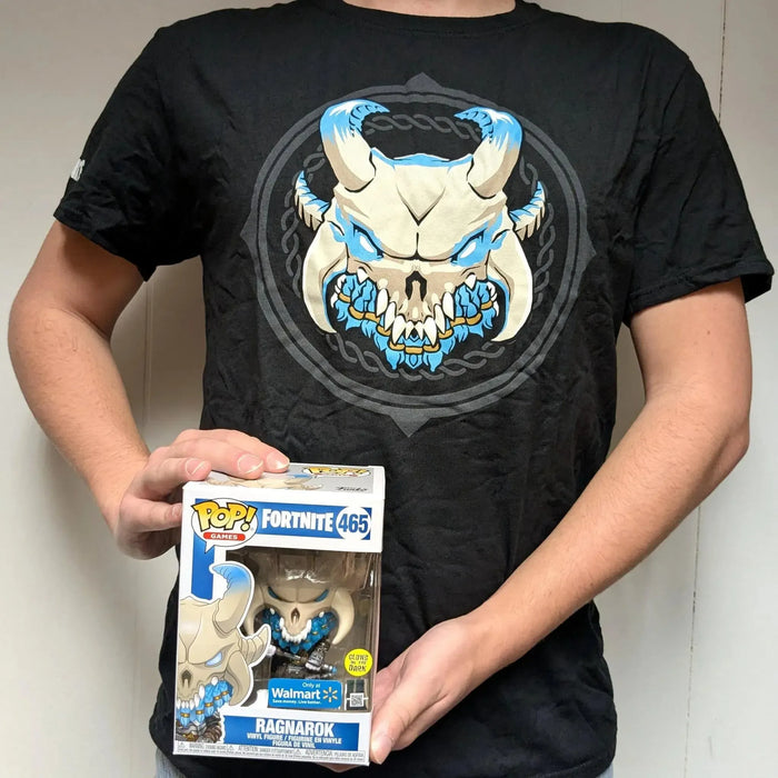 Fortnite Ragnarok Set Fortnite - Ragnarok T-Shirt & Figure Set - Funko - POP! Tees Series, P ...