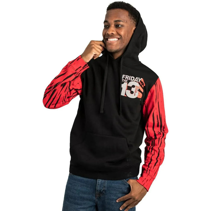 Friday the 13th - Double-Sided Red & Black Hoodie - Bioworld
