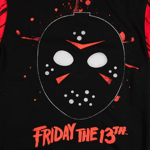 Friday the 13th - Double-Sided Red & Black Hoodie - Bioworld - Image 6