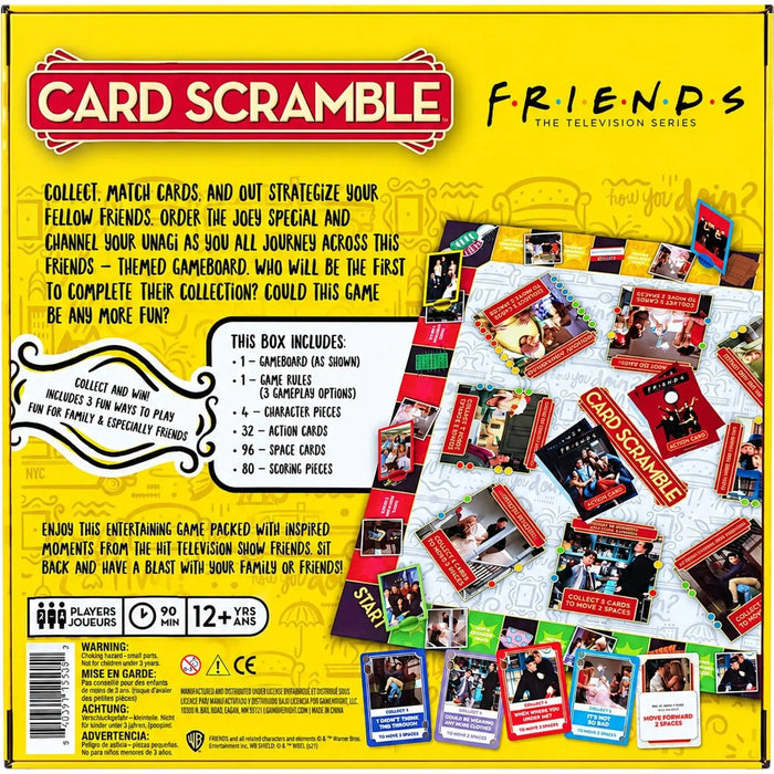 Friends: The Television Series - Competitive Collection Strategy Board Game for Family and Adults...