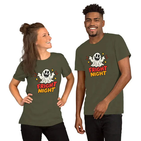 Fright Night T-Shirt - Bold Halloween Ghost Graphic Tee - Image 12