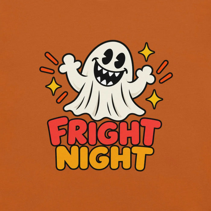 Fright Night T-Shirt - Bold Halloween Ghost Graphic Tee