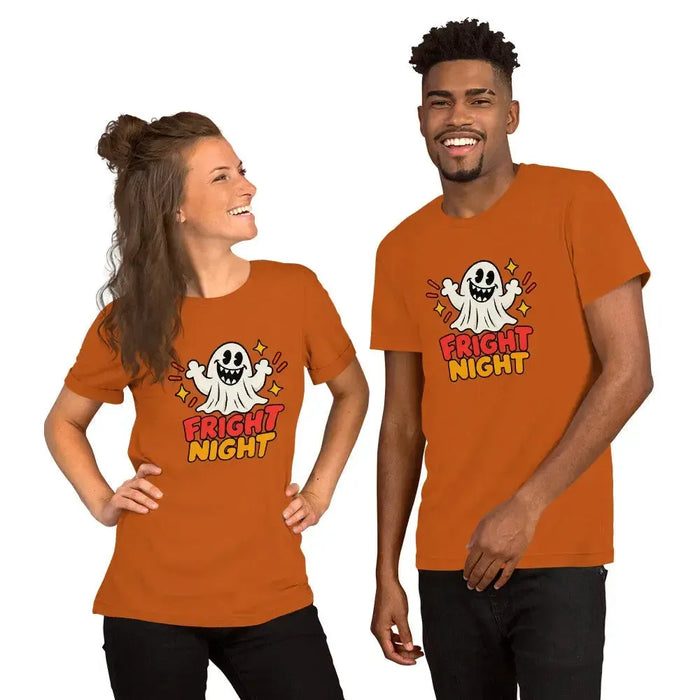 Fright Night T-Shirt - Bold Halloween Ghost Graphic Tee
