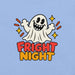 Fright Night T-Shirt - Bold Halloween Ghost Graphic Tee