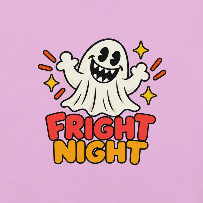 Fright Night T-Shirt - Bold Halloween Ghost Graphic Tee