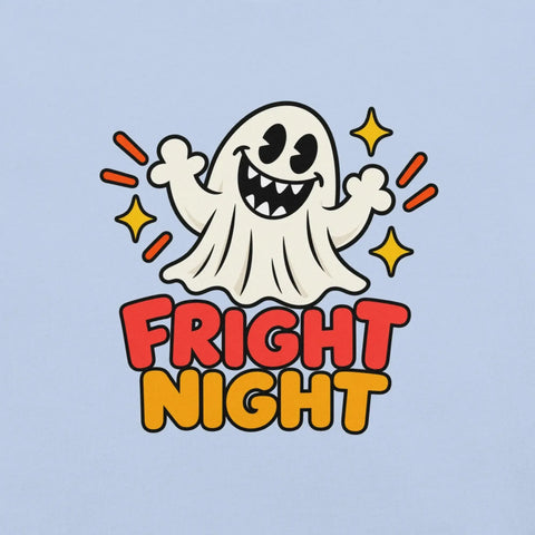 Fright Night T-Shirt - Bold Halloween Ghost Graphic Tee - Image 34