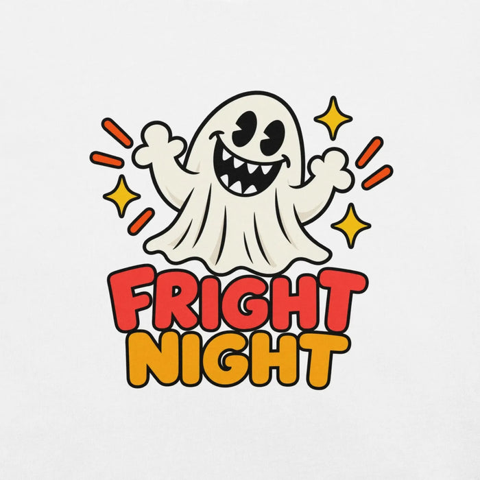 Fright Night T-Shirt - Bold Halloween Ghost Graphic Tee