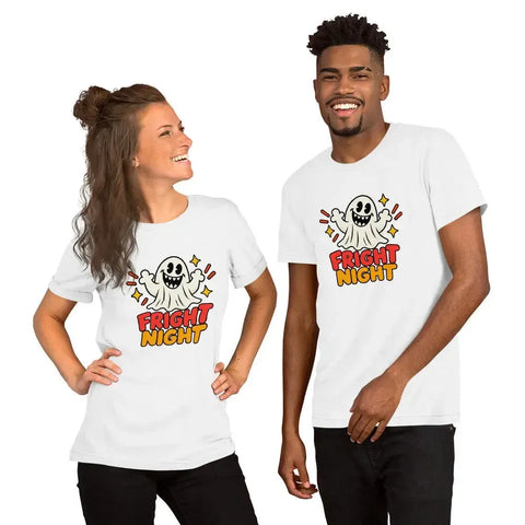 Fright Night T-Shirt - Bold Halloween Ghost Graphic Tee - Image 44