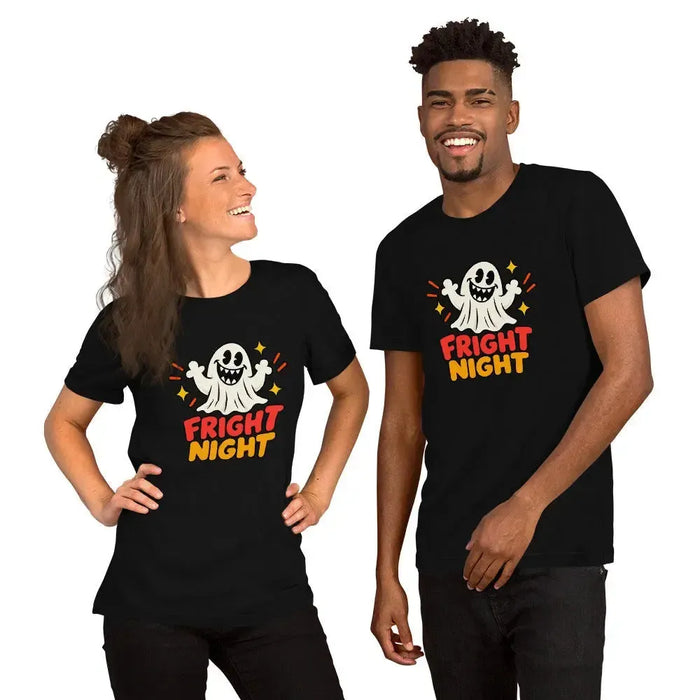 Fright Night T-Shirt - Bold Halloween Ghost Graphic Tee