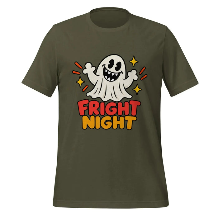 Fright Night T-Shirt - Bold Halloween Ghost Graphic Tee