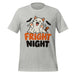Fright Night T-Shirt - Cute Halloween Ghost Cat and Bats Graphic Tee
