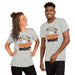 Fright Night T-Shirt - Cute Halloween Ghost Cat and Bats Graphic Tee