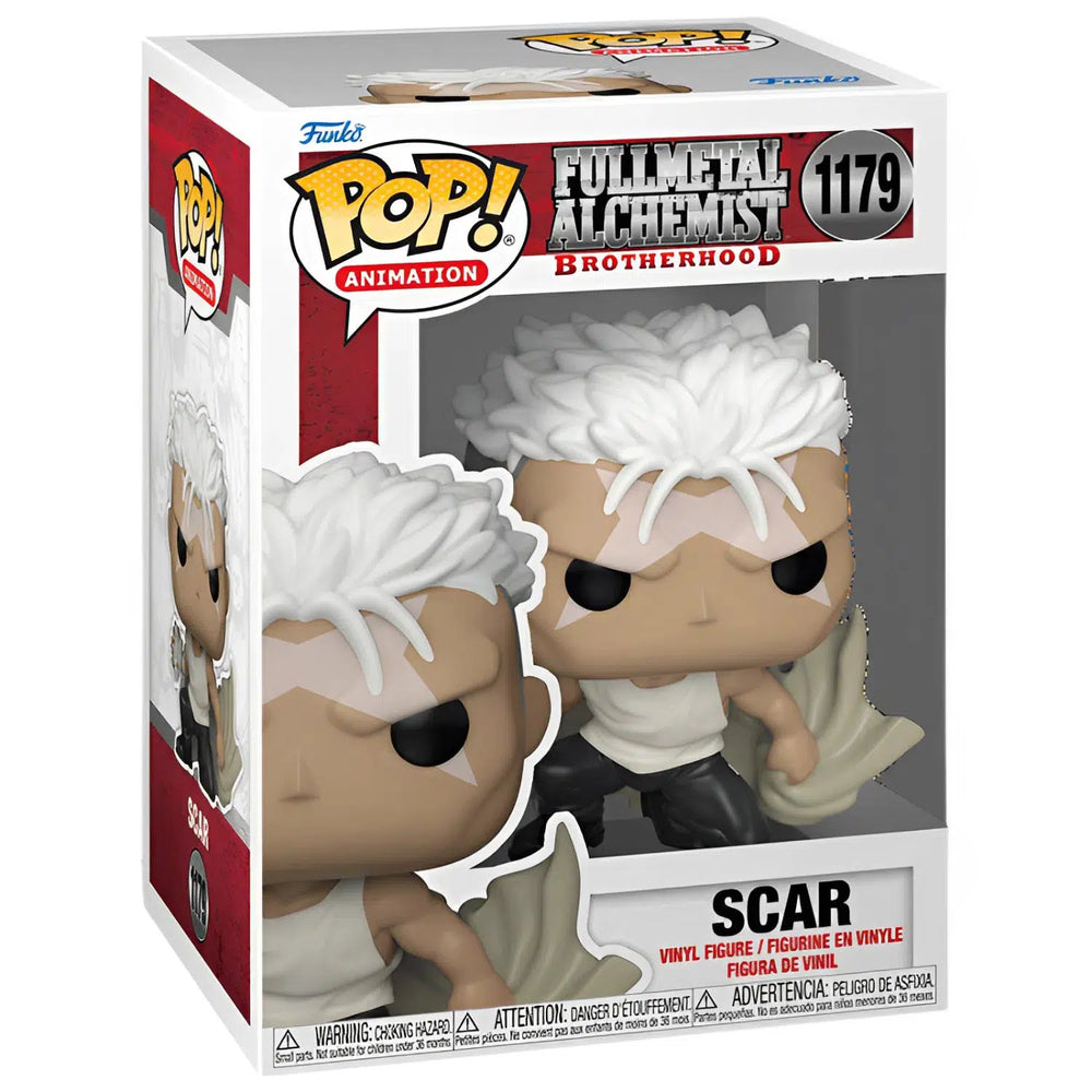 Funko Pop! Animation: Fullmetal Alchemist Brotherhood - Scar #1179 Vinyl Figure Funko Pop! Animation: Fullmetal Alchemist Brotherhood - Scar #1179 Vinyl Figure
