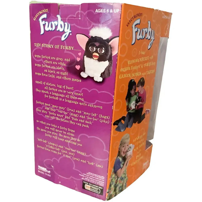 Furby - Blue & White Elephant Furby Interactive Electronic Pet (Blue Eyes) - Hasbro [Tiger Electronics] - (1999)