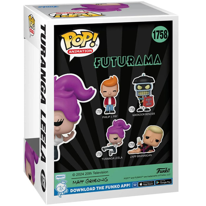 Futurama - Turanga Leela Figure (4.25", Vinyl) - Funko - Pop! Animation Series (1758) - (2024)