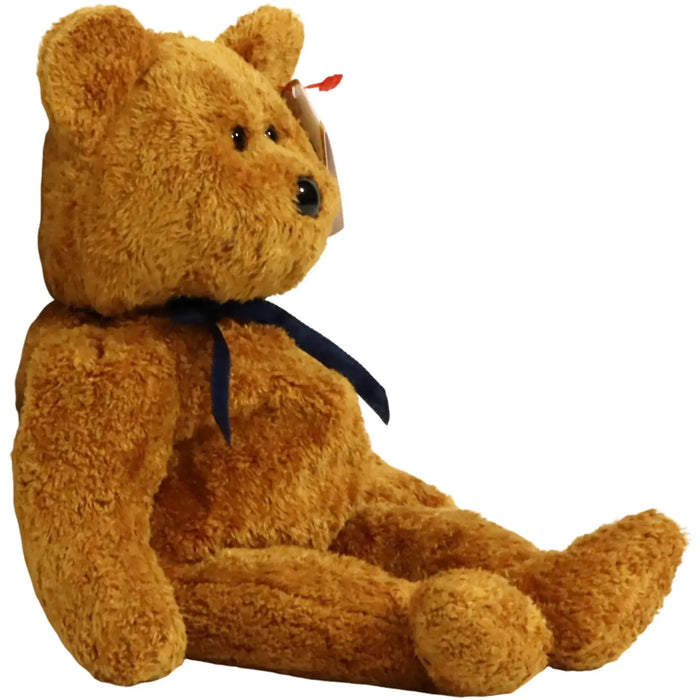 Fuzz the Bear Plush (8.5") - Ty - Original Beanie Babies Series - (1999)