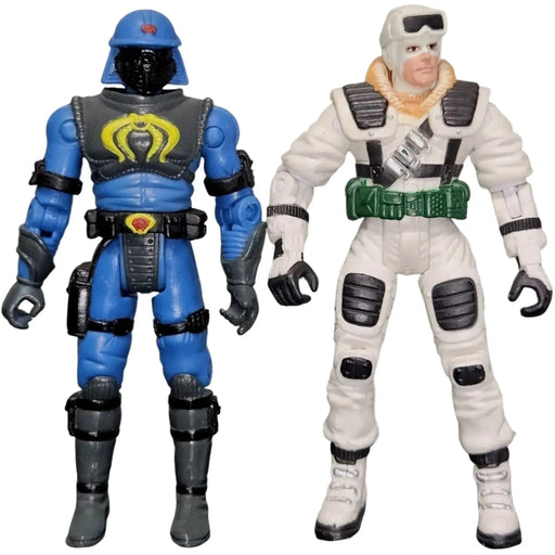 G.I. Joe: A Real American Hero - Frostbite vs. Neo-Viper 2-Pack Figure Set (3.75") - Hasbro - (2001)