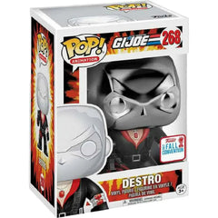 G.I. Joe - Chrome Destro Figure (3.75") - Funko - Pop! Animation Series (268), Fall Convention Exclusive - (2017)