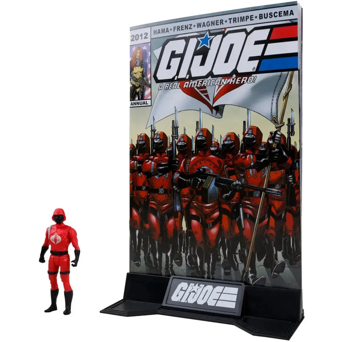 G.I. Joe - Cobra Commander & Crimson Guard Action Figures & Comic Books Set (3") - McFarlane Toys - Page Punchers Series