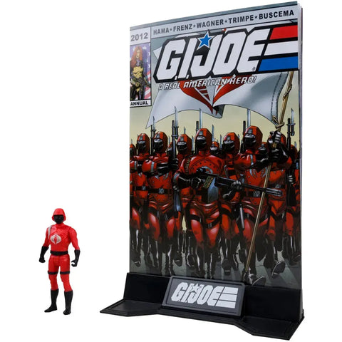 G.I. Joe - Cobra Commander & Crimson Guard Action Figures & Comic Books Set (3