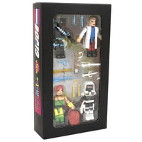 G.I. Joe [Ninja Force Minimates] - Snake Eyes, Scarlett, Storm Shadow & Dr. Biggles-Jones Action Figures Set (2