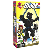 G.I. Joe [Ninja Force Minimates] - Snake Eyes, Scarlett, Storm Shadow & Dr. Biggles-Jones Action Figures Set (2