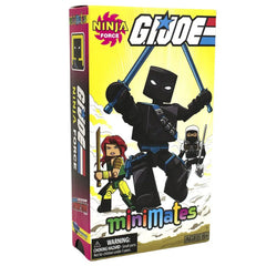 G.I. Joe [Ninja Force Minimates] - Snake Eyes, Scarlett, Storm Shadow & Dr. Biggles-Jones Action Figures Set (2") - Diamond Select Toys - NYCC 2022 Exclusive Edition