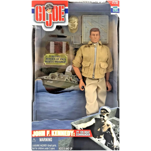 G.I. Joe - PT 109 Boat Commander John F. Kennedy Action Figure (12") - Hasbro - (2000)