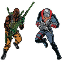 G.I. Joe - Roadblock & Destro Pin Badges (Enamel) - Icon Heroes- Image 2