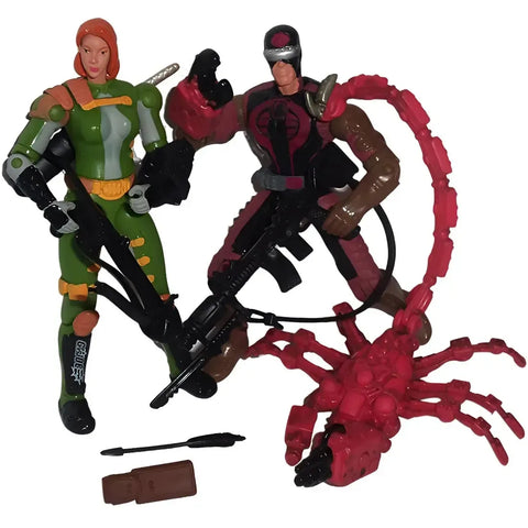 G.I. Joe - Scarlett & Sand Scorpion Action Figure Set (3.75
