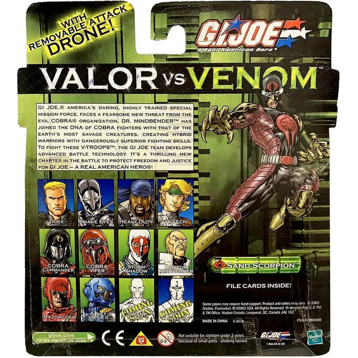 G.I. Joe - Scarlett & Sand Scorpion Action Figure Set (3.75") - Hasbro - Valor vs Venom Series