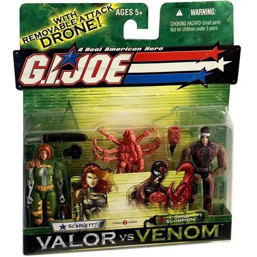 G.I. Joe - Scarlett & Sand Scorpion Action Figure Set (3.75") - Hasbro - Valor vs Venom Series