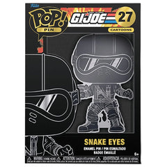 G.I. Joe - Snake Eyes Pin Badge (#27, Enamel) - Funko - Pop! Cartoons Pin Series [Styles May Vary]