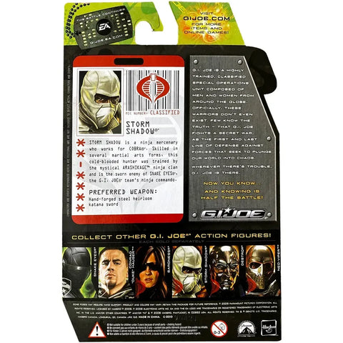 G.I. Joe: The Rise of Cobra - Storm Shadow Action Figure (3.75