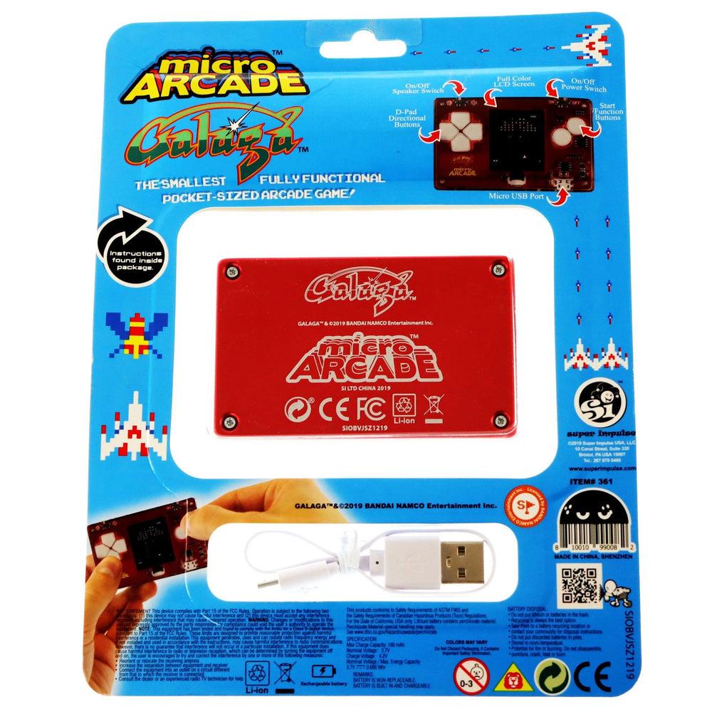 Galaga - Micro Arcade - Retro Handheld Electronic Game