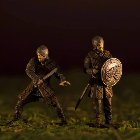 Game of Thrones - House Stark Banner Pack Construction Set - McFarlane Toys - Winter Construction Series - (2015) - Image 8