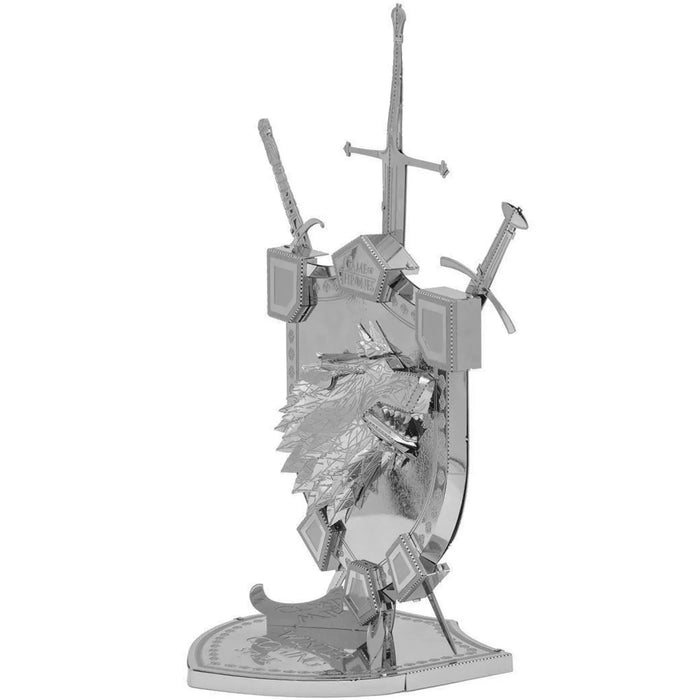 Game of Thrones - House Stark Sigil Figure Model Kit (Steel, Moderate Difficulty) - Fascinations - Metal Earth ICONX Premium Series - (2019)