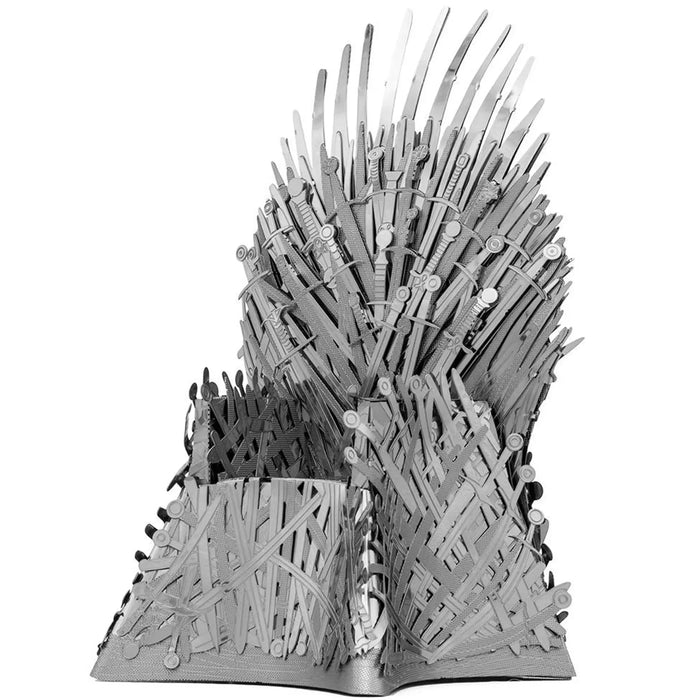 Game of Thrones - Iron Throne 3D Figure Model Kit (Steel, Moderate Difficulty) - Fascinations - Metal Earth Premium Series - (2023)