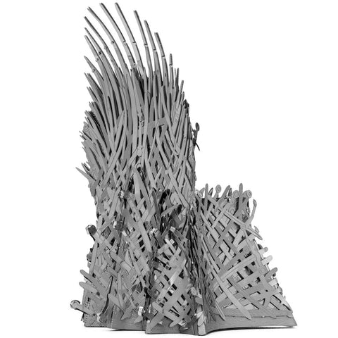Game of Thrones - Iron Throne 3D Figure Model Kit (Steel, Moderate Difficulty) - Fascinations - Metal Earth Premium Series - (2023) - Image 6