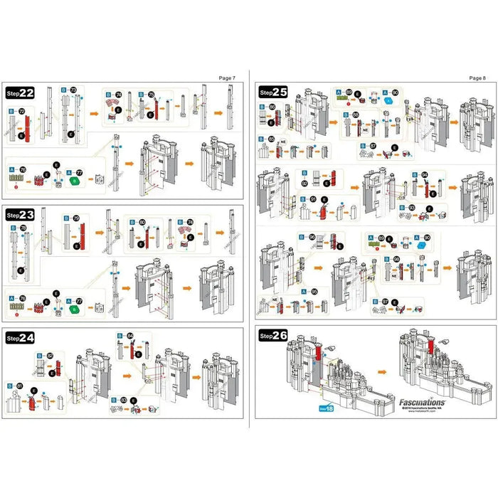 Game of Thrones - Red Keep Castle Figure Model Kit (Steel, Challenging Difficulty) - Fascinations - Metal Earth Iconx Series