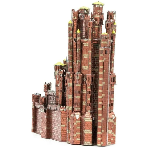 Game of Thrones - Red Keep Castle Figure Model Kit (Steel, Challenging Difficulty) - Fascinations - Metal Earth Iconx Series - Image 2