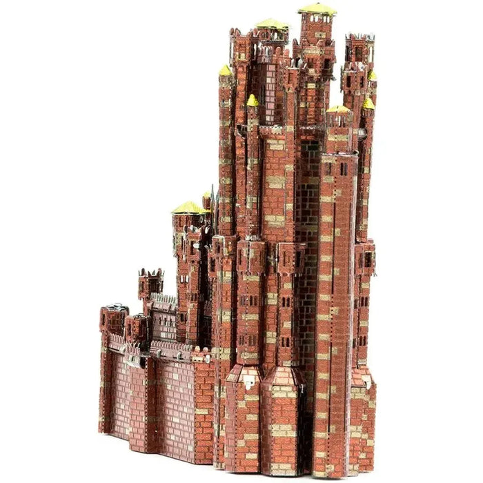 Game of Thrones - Red Keep Castle Figure Model Kit (Steel, Challenging Difficulty) - Fascinations - Metal Earth Iconx Series