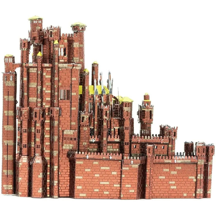 Game of Thrones - Red Keep Castle Figure Model Kit (Steel, Challenging Difficulty) - Fascinations - Metal Earth Iconx Series