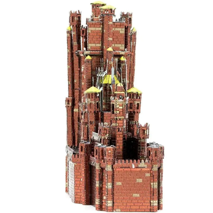 Game of Thrones - Red Keep Castle Figure Model Kit (Steel, Challenging Difficulty) - Fascinations - Metal Earth Iconx Series