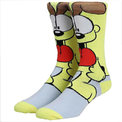 Garfield - Odie Character Crew Socks - Bioworld - Animigos Series